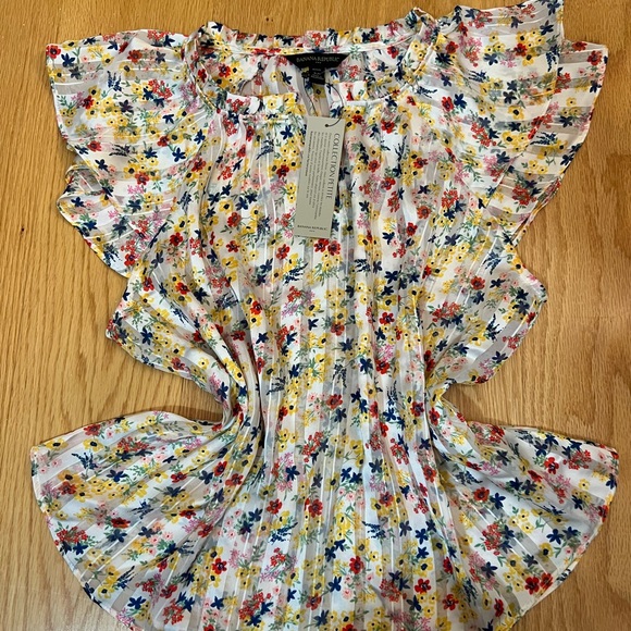 Banana Republic Flowy Flowered Blouse - Picture 5 of 7